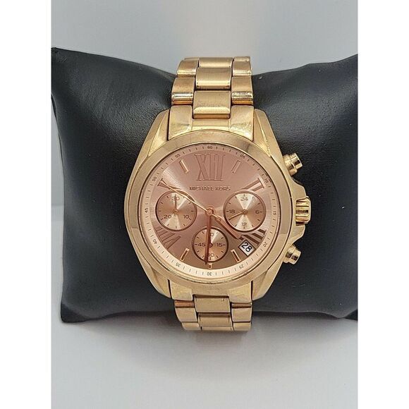 Michael Kors Bradshaw MK5799 Women StainlessSteel Analog Dial Quartz Watch AM143 - Picture 1 of 10